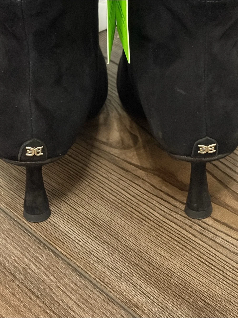 Sam Edelman Black Over-the-Knee Pointed-Toe Boots